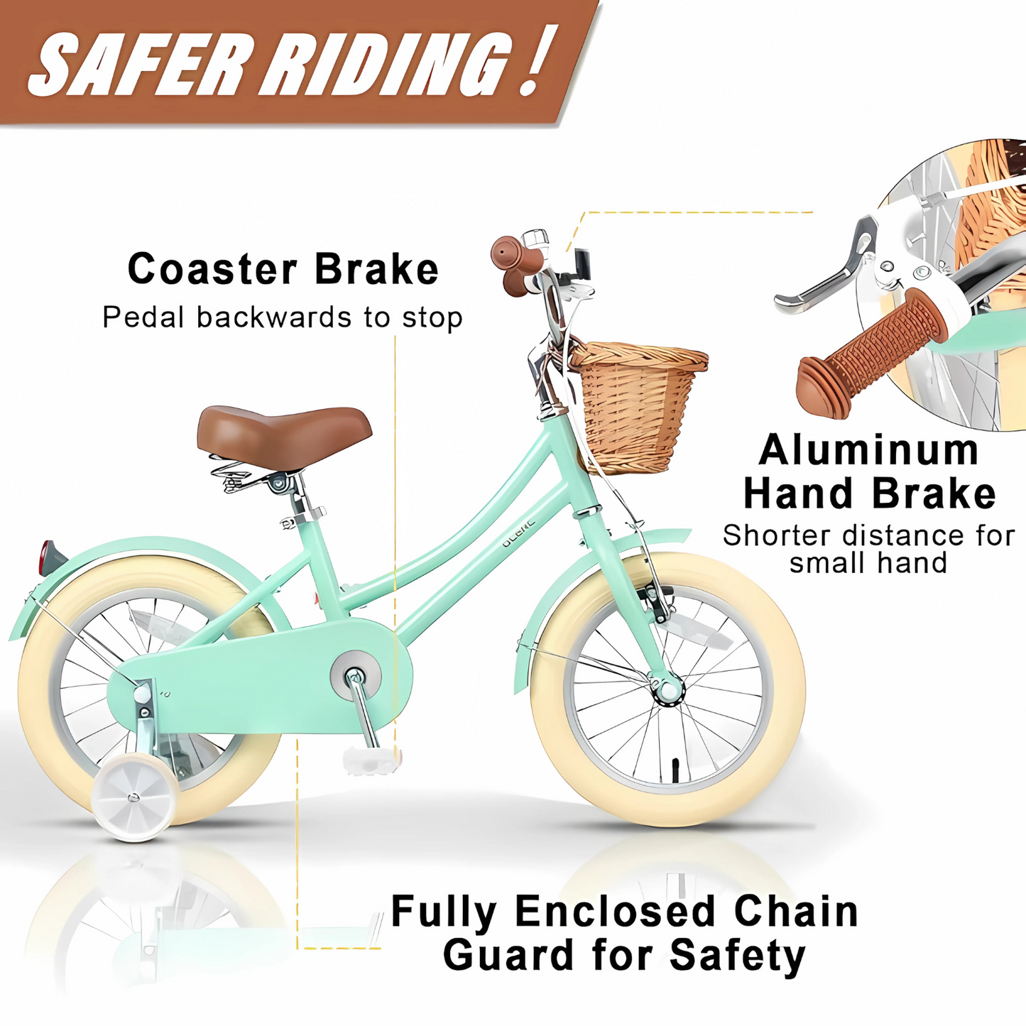 Retro Glerc Bicycle (Blue)