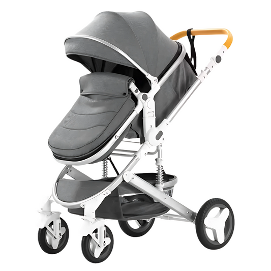 Classic 3-in-1 Stroller (Grey/White)