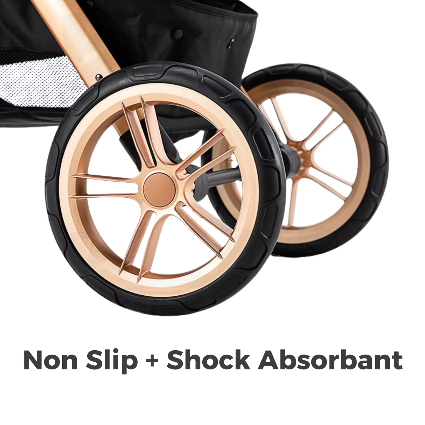 Elegant 3-in-1 Stroller (Grey)