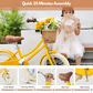 Retro Glerc Bicycle (Yellow)